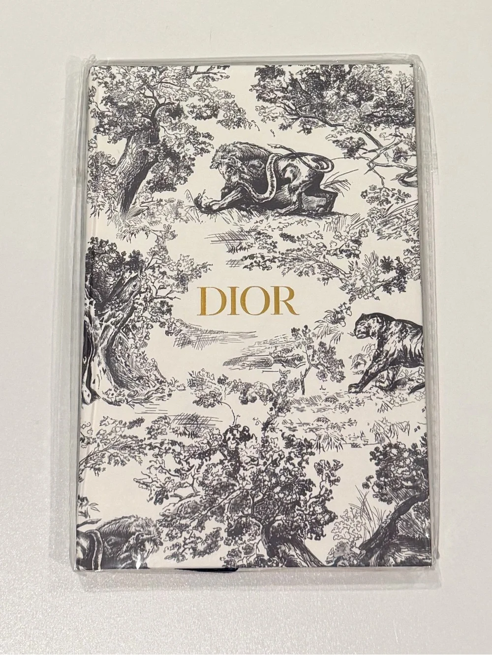 NEW! Never Used Dior Toile de Jouy Notebook | Blue & White w Signature Gold Logo